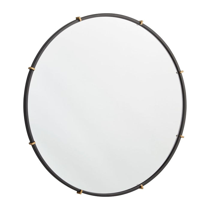 Cyan Design Klipp Round Mirror Black-Small