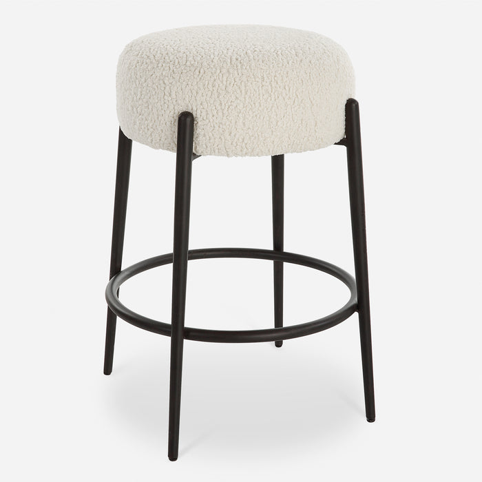 Uttermost Arles Plush Counter Stool