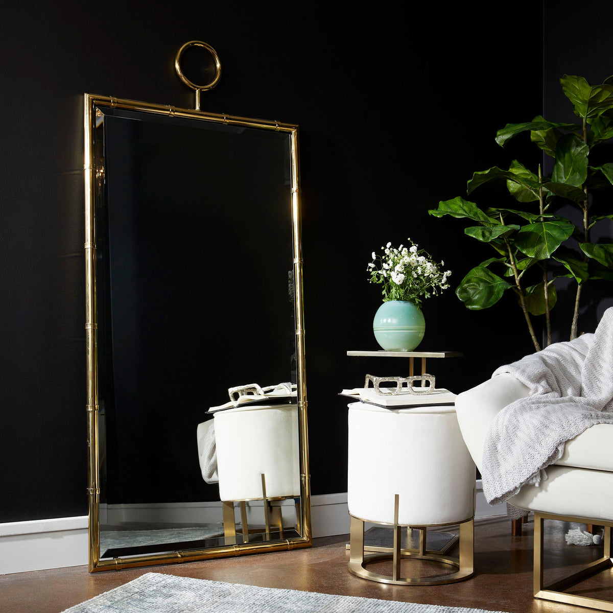 Golden Image Mirror|Brass by Cyan