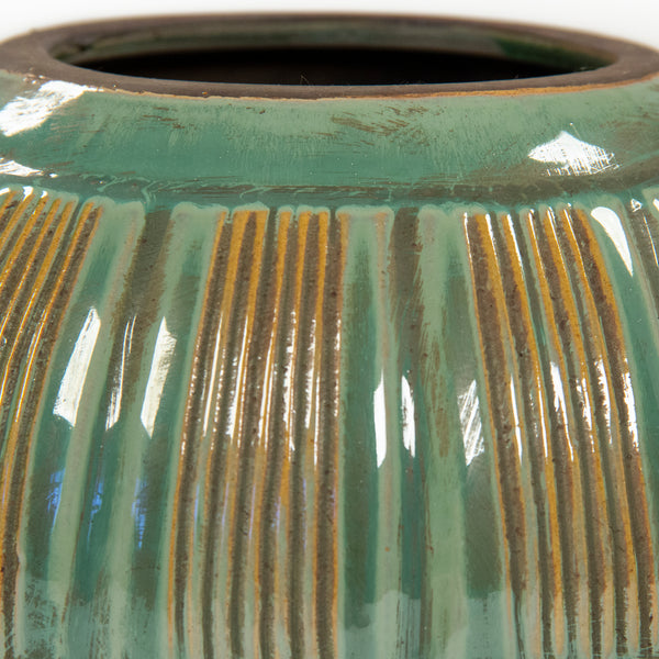 Distressed Green Vase Large by Zentique