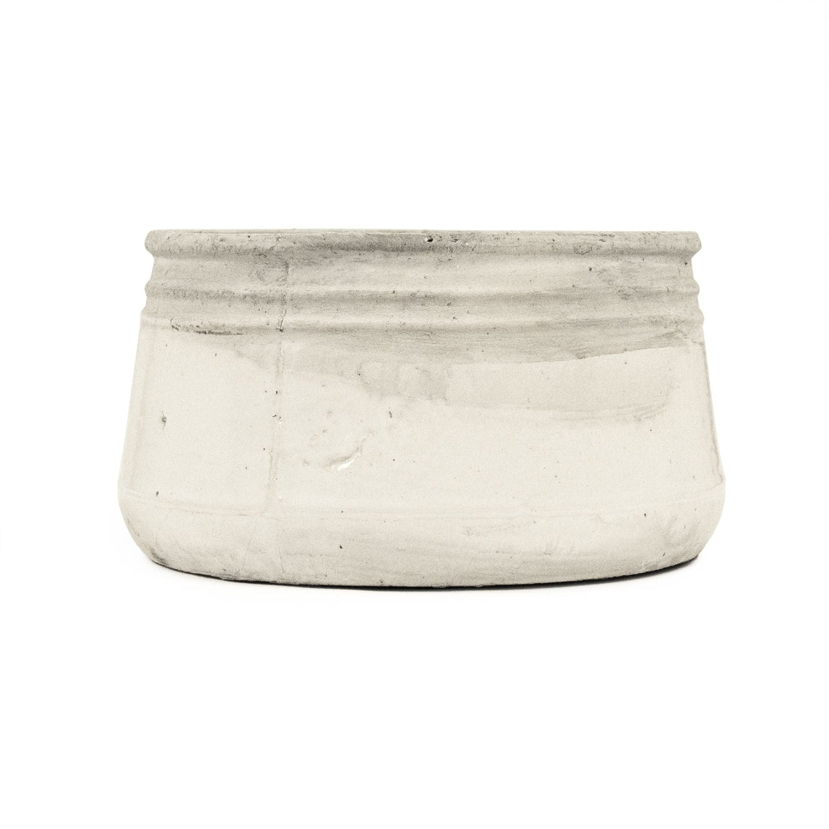 Distressed White Bowl (10041S A25A) by Zentique