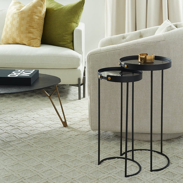 Tall Bow Tie Tables by Cyan