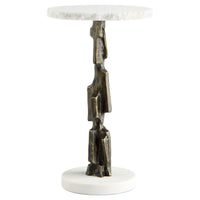 Amida Side Table|Brz |Wht by Cyan