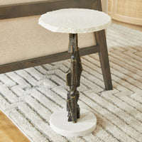 Amida Side Table|Brz |Wht by Cyan
