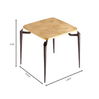 Tarsal Side Table|Blk|Gld by Cyan