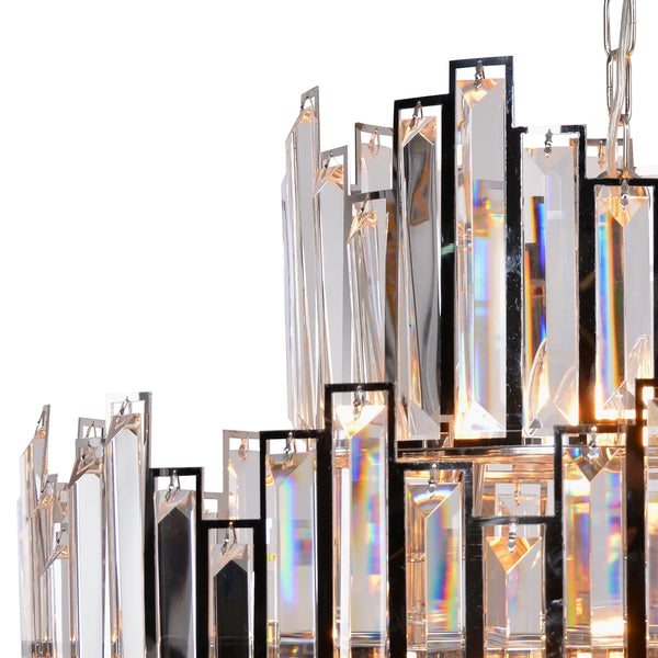 Abstract Crystal Chandelier by Zentique