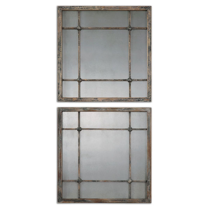 Uttermost Saragano Square Mirrors Set/2