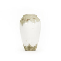 Distressed Off-White Large Vase (14A108) by Zentique