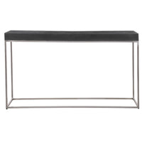 Uttermost Jase Black Concrete Console Table