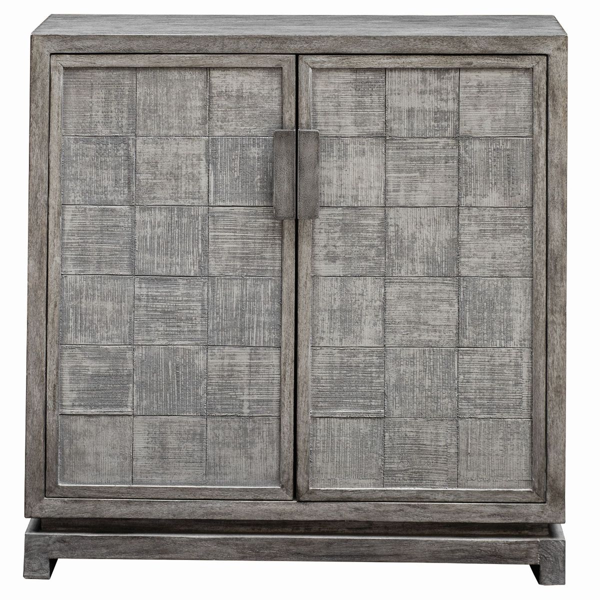 Uttermost Hamadi Distressed Gray 2 Door Cabinet