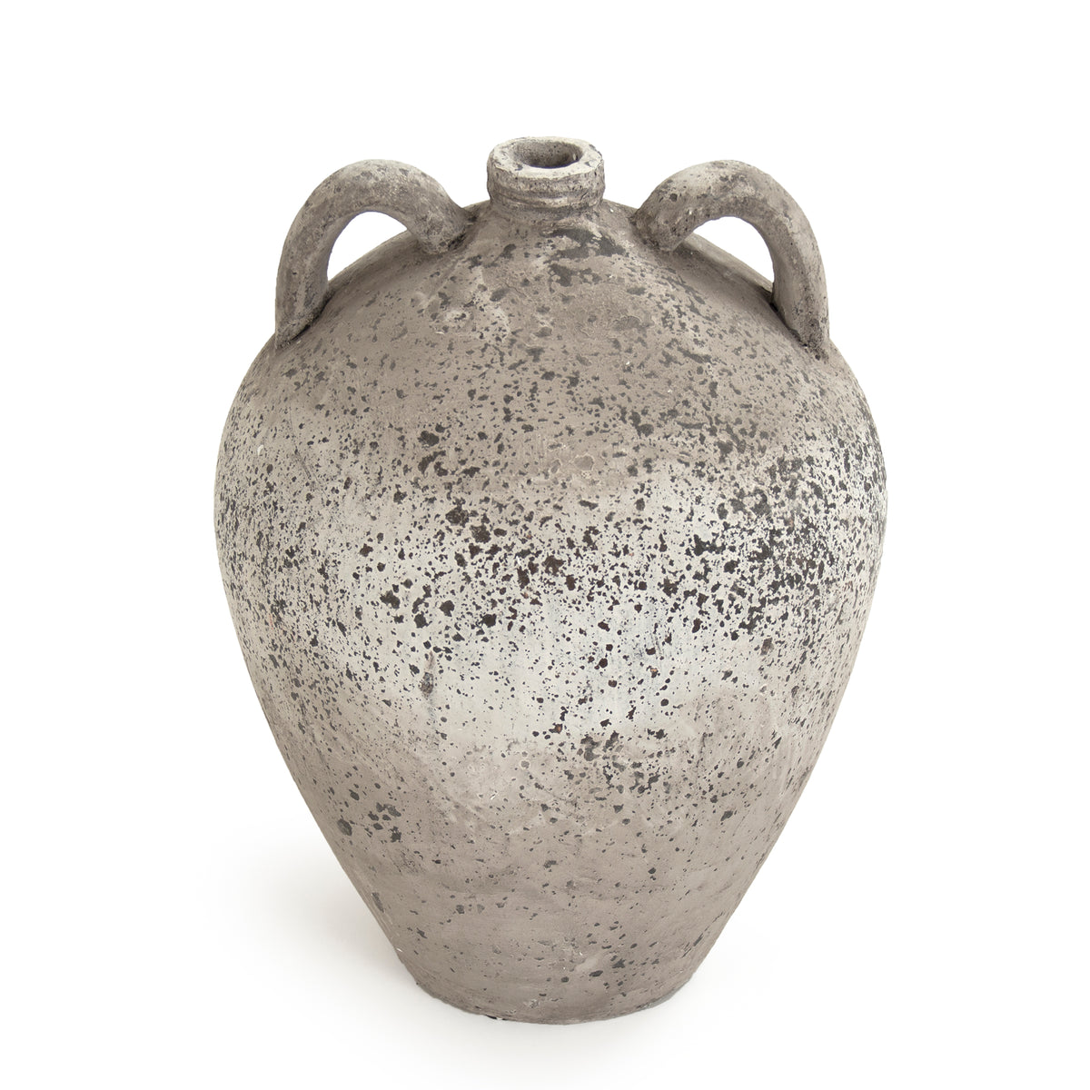 Distressed Grey Wash Vase (8563L A344) by Zentique