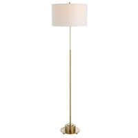 Uttermost Prominence Brass Floor Lamp