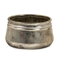 Distressed Metallic Silver Bowl (10041S A840) by Zentique