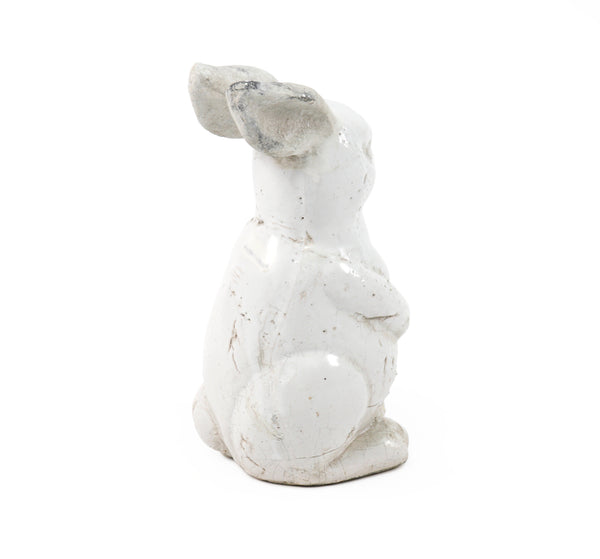 Distressed White Rabbit Large (4759L) by Zentique