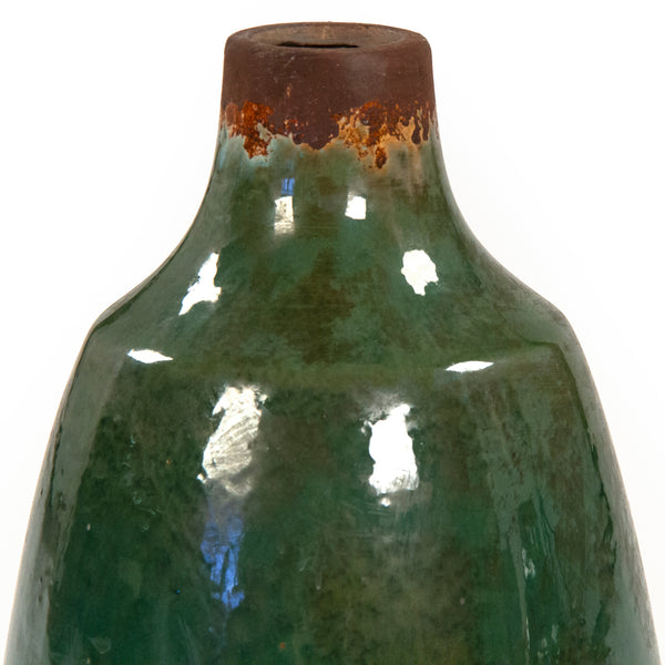 Distressed Emerald Vase Small by Zentique
