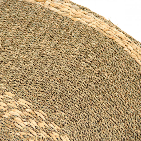 Round Striped Area Rug by Zentique
