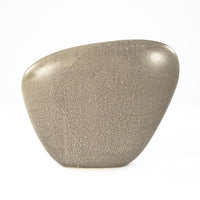 Splash Grey Asymmetrical Pebble Vase by Zentique