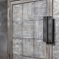 Uttermost Hamadi Distressed Gray 2 Door Cabinet