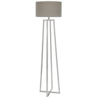Uttermost Keokee Polished Nickel Floor Lamp