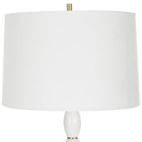 Uttermost Regalia White Marble Table Lamp