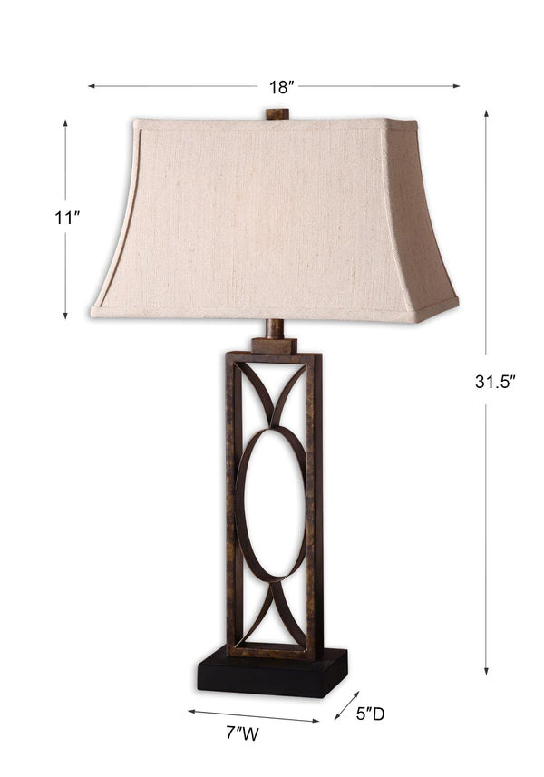 Uttermost Manicopa Bronze Table Lamp