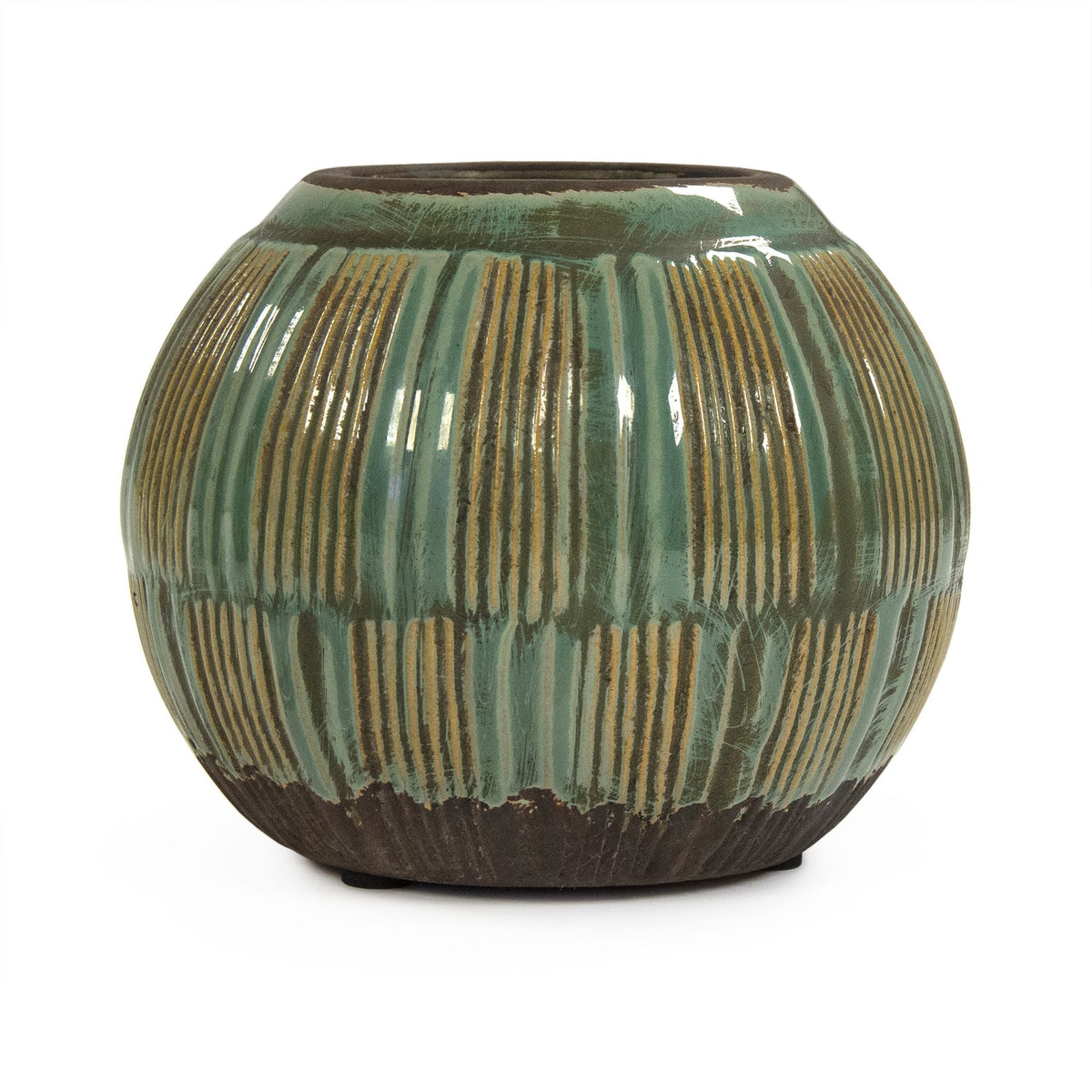 Jade Sphere Vase Small by Zentique