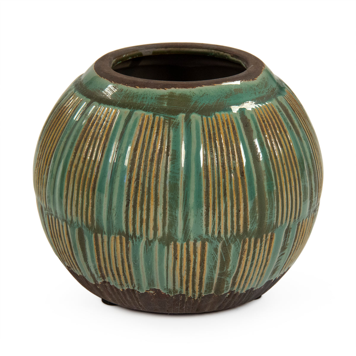 Jade Sphere Vase Small by Zentique