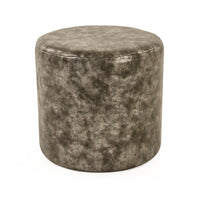 Grey PU Stool by Zentique