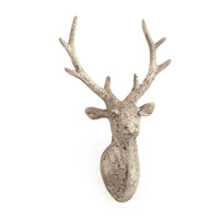 Distressed Grey Wash Deer Head (6552S A344) by Zentique