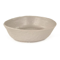 Grey Cross Weave Bowl Large by Zentique