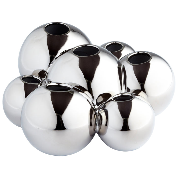 Bubbles Vase | Chrome by Cyan