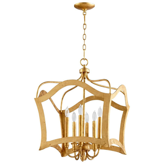 Cyan Design Milan Pendant - 6-Light Gold Leaf - Medium