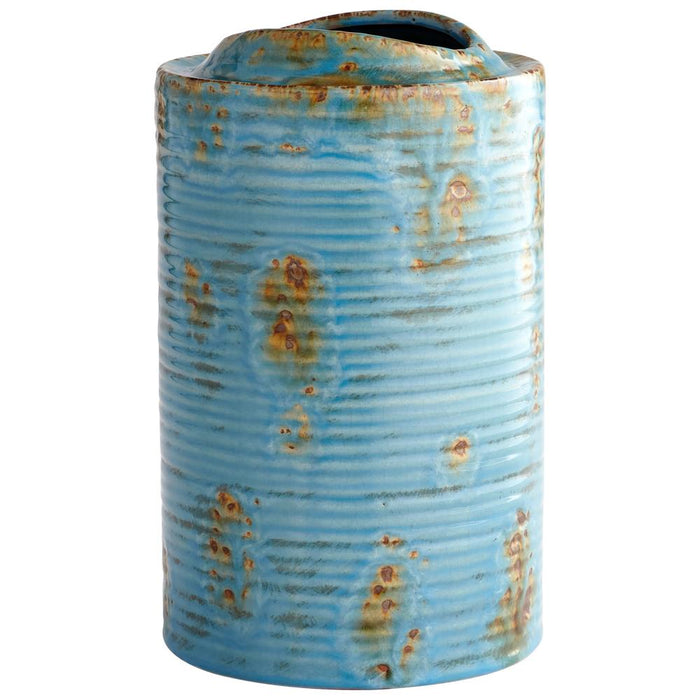 Cyan Design Brussels Planter Blue Glaze - Medium