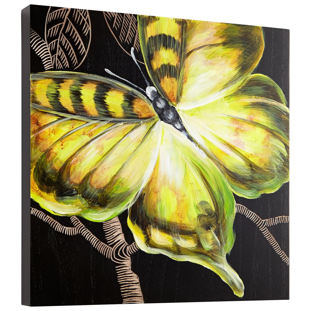 Cyan Design Monarch Wall Art Black & Green