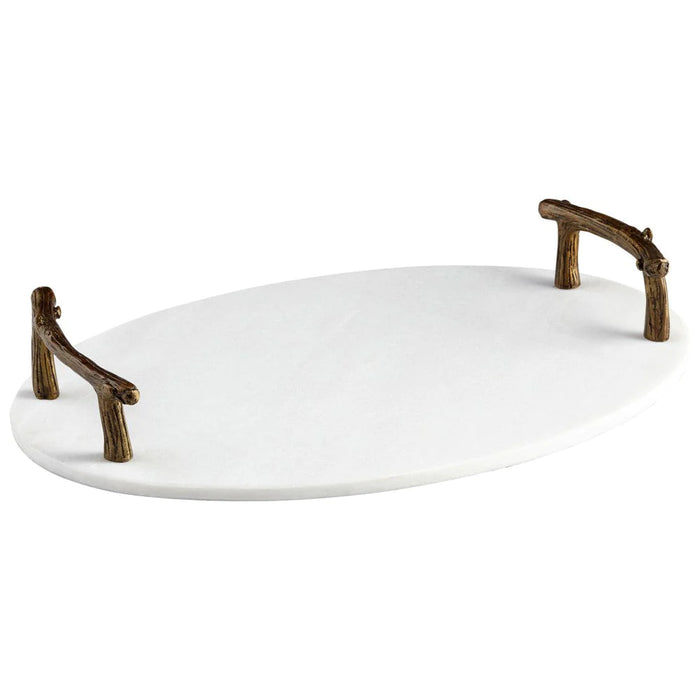 Marble Woods Tray|Bronze by Cyan