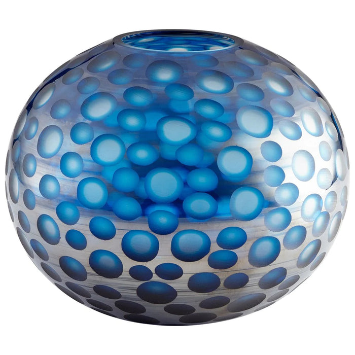 Round Toreen Vase|Blue-MD by Cyan