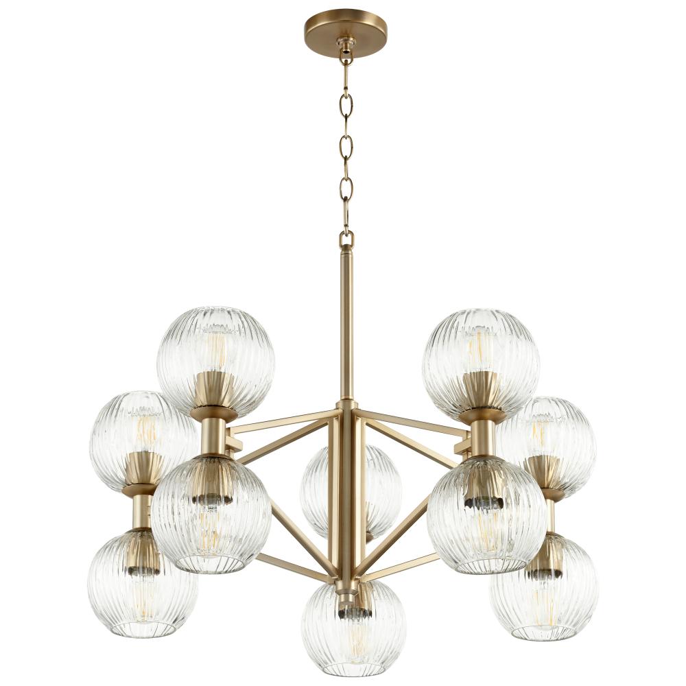 Cyan Design Helios Chandelier Aged Brass