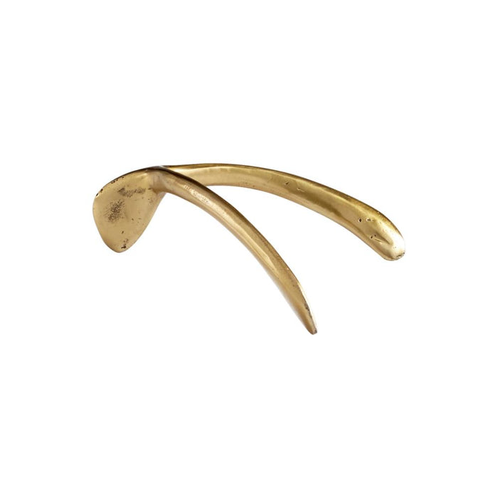 Cyan Design Wishbone Token Aged Brass