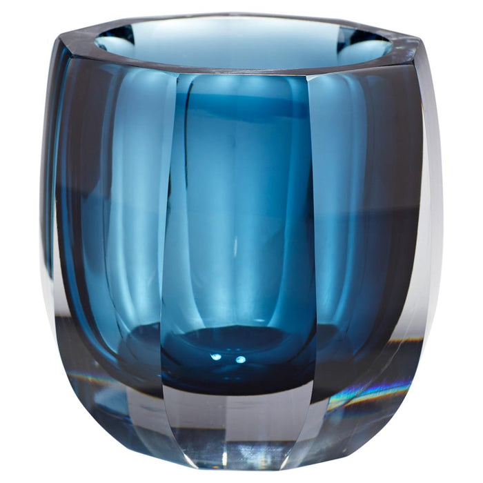 Cyan Design Azure Oppulence Vase Blue & Clear - Large