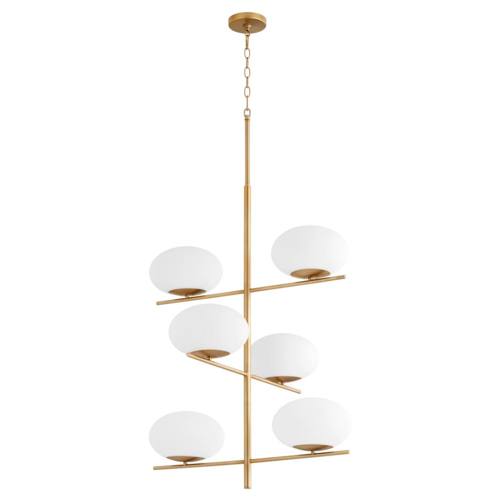 Cyan Design Pod Chandelier Aged Brass