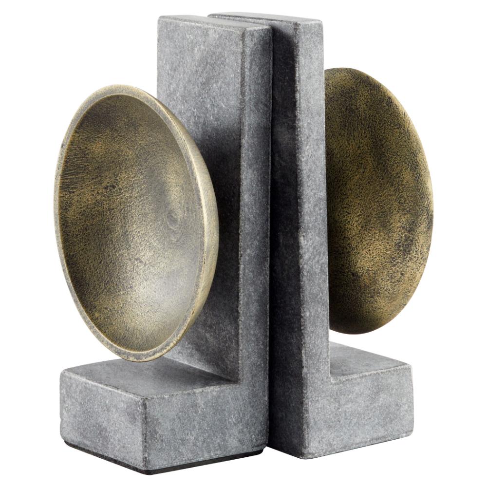 Cyan Design Taal Bookends Black Brass