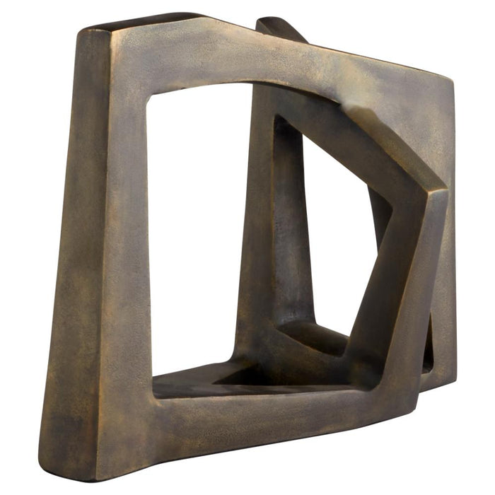 Cyan Design Conundrum Sculpture Bronze