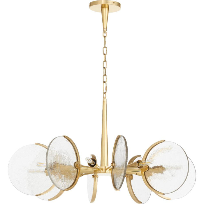 Cyan Design Alton 8 Light Chandelier Brass