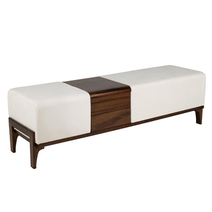 Cyan Design Noah Ottoman Medium Brown