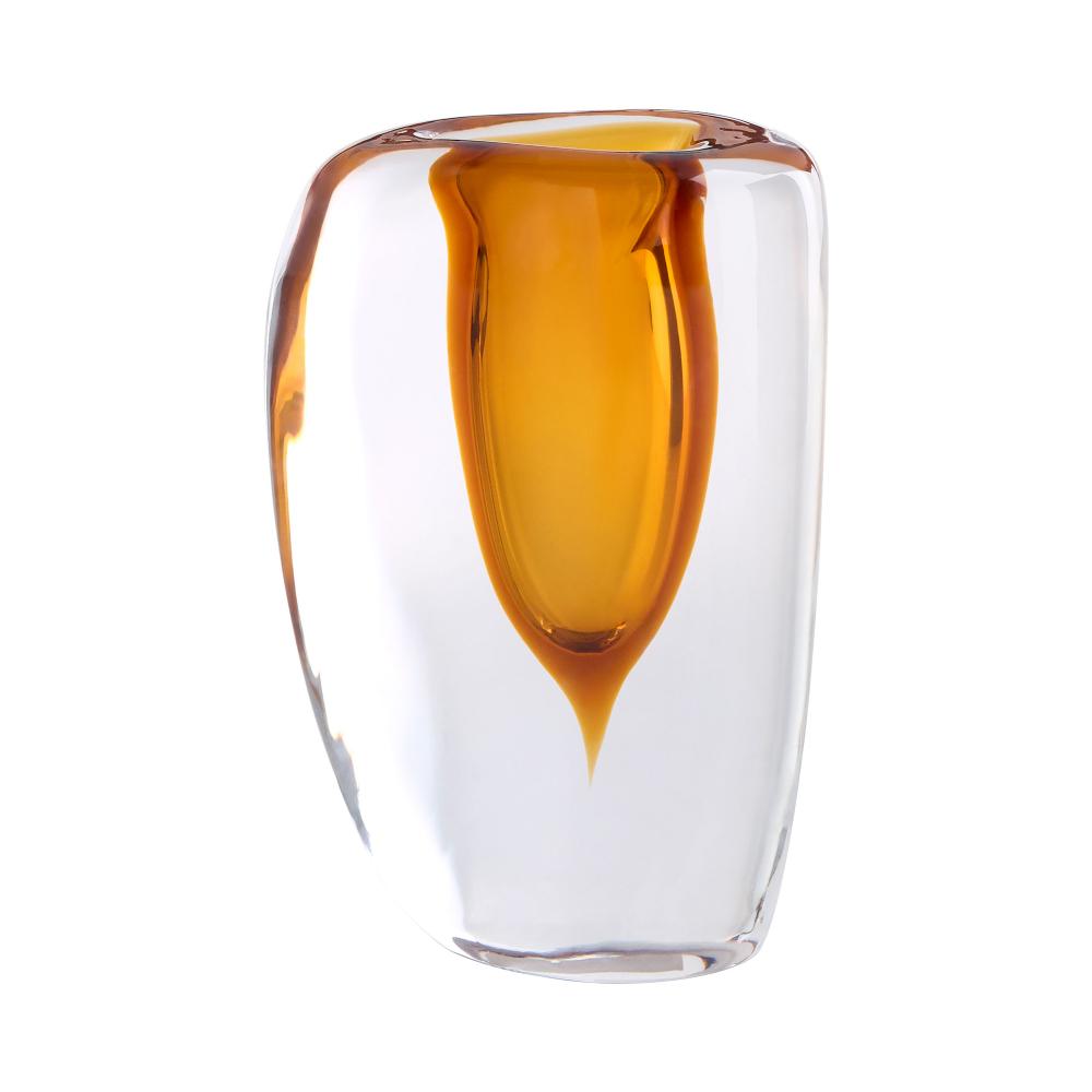 Cyan Design Rovno Vase Amber Clear