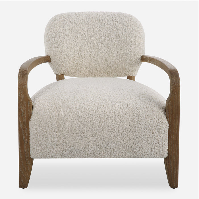 Uttermost Telluride Natural Shearling Accent Chair