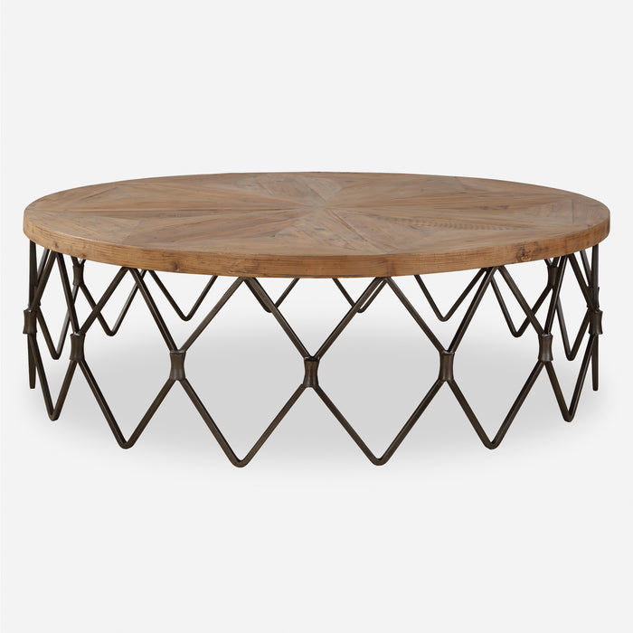 Uttermost Chain Reaction Wooden Coffee Table