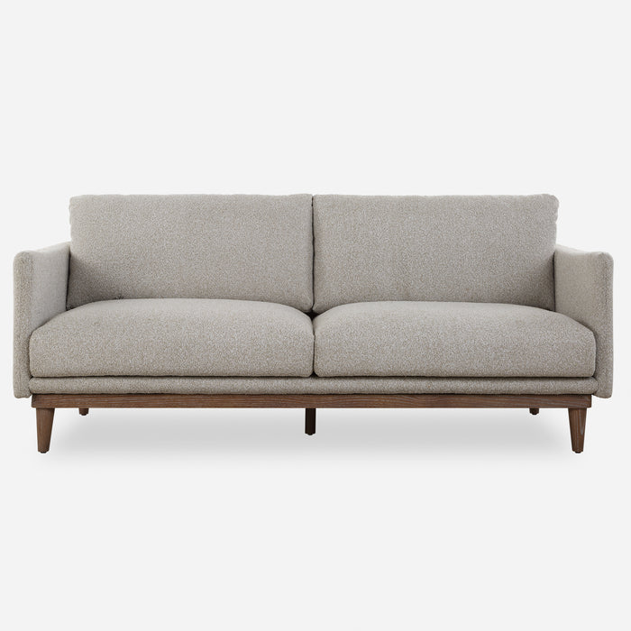 Uttermost Freefall Gray Ceruse Sofa