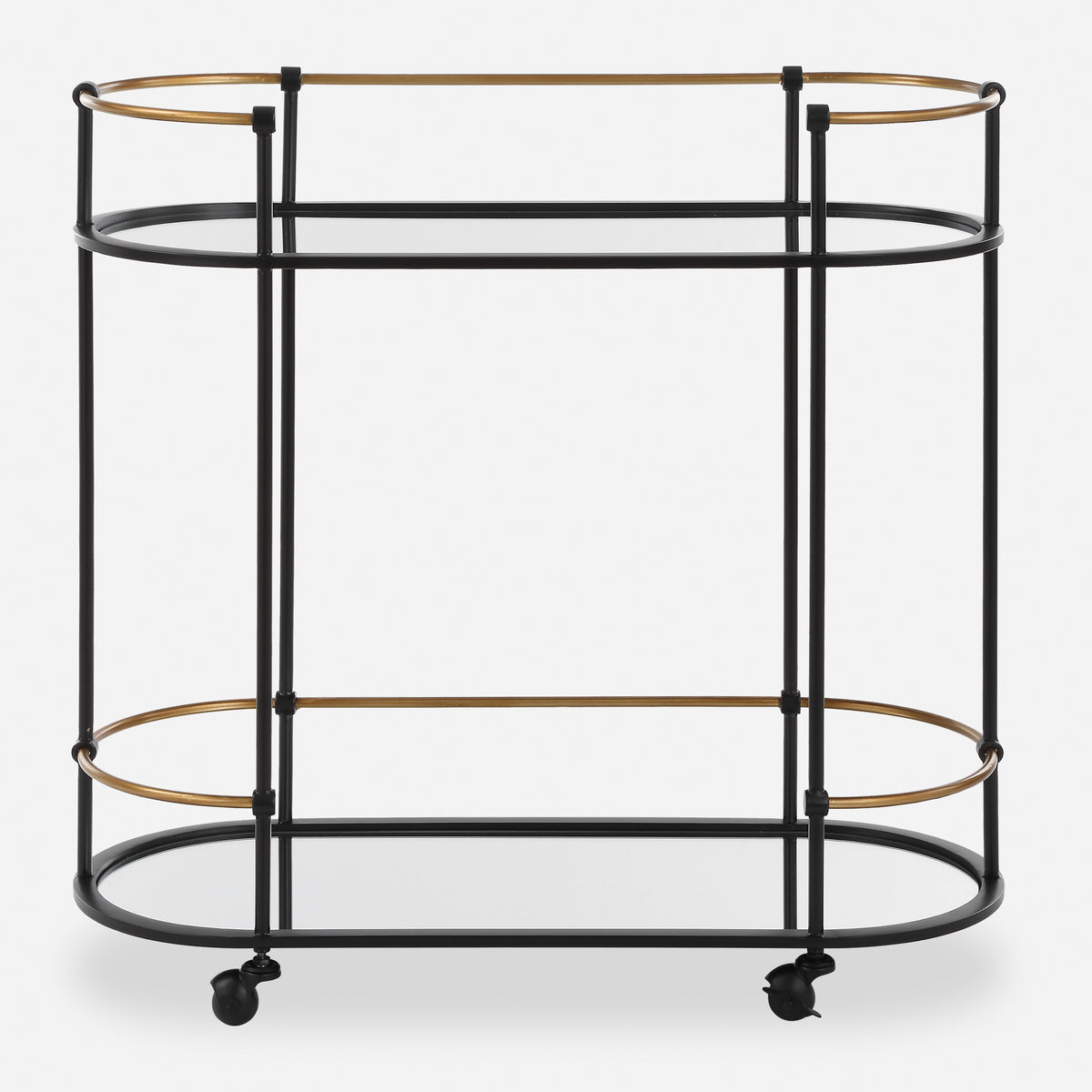 Uttermost Andre Iron Bar Cart