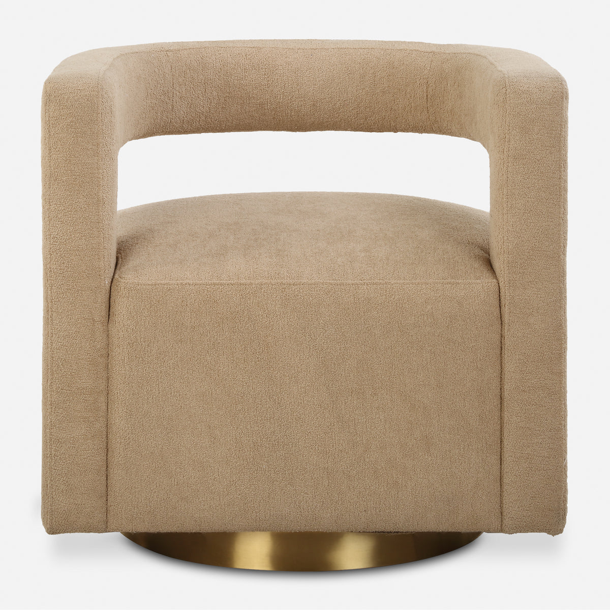 Uttermost Grounded Modern Swivel Chair